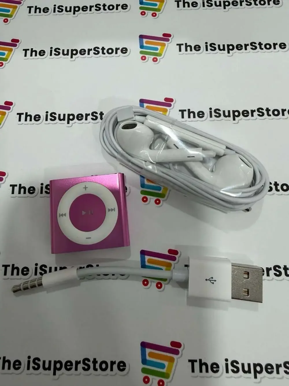 Apple iPod Shuffle 4th Generation 2GB Pink MP3 Player + 1 YR CPS Warranty